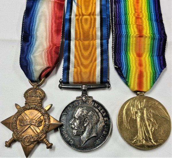 WW1 BRITISH ARMY MEDAL GROUP 895 PRIVATE OXLEY ARMY CYCLIST CORPS 50TH DIVISION