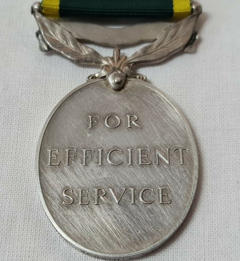 WW1 BRITISH TERRITORIAL EFFICIENCY MEDAL .B HISCOX 4TH SOMERSET LIGHT INFANTRY - Image 6