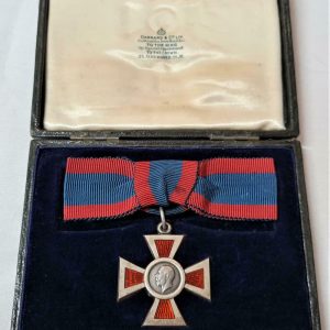 WW1 British Royal Red Cross Medal (Associate) 2nd Class in original Garrard case