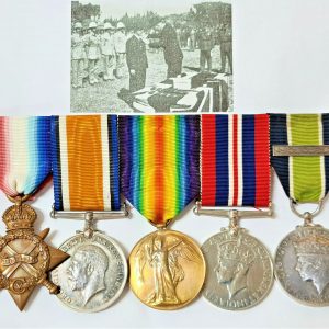 WW1 GALLIPOLI CITY OF LONDON YEOMANRY MEDAL GROUP RAMSEY INSPECTOR RHODESIA BSAP