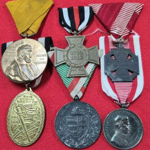 WW1 GERMANY AUSTRIA HUNGARY SET OF MEDALS & AWARDS