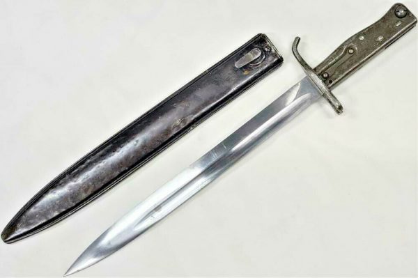 WW1 German Army ersatz bayonet with FAG scabbard rare