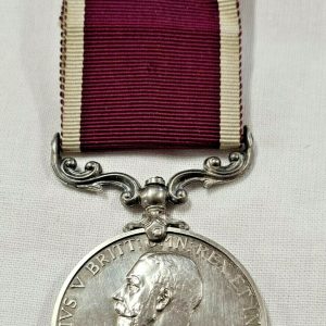 WW1 LONG SERVICE & GOOD CONDUCT MEDAL 1081 THOMAS AVIS MILITARY FOOT POLICE