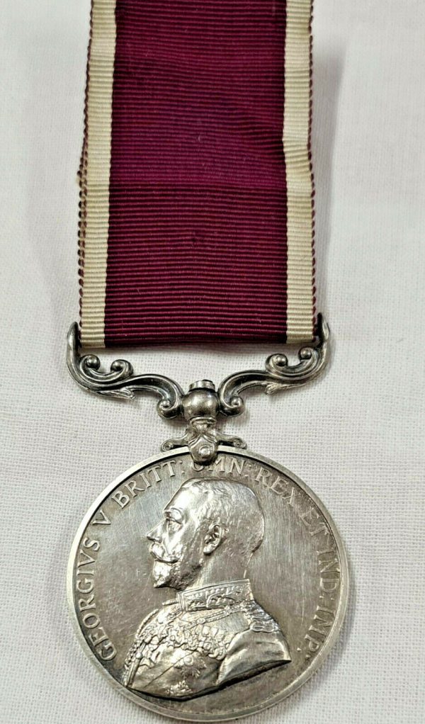 WW1 LONG SERVICE & GOOD CONDUCT MEDAL 1081 THOMAS AVIS MILITARY FOOT POLICE