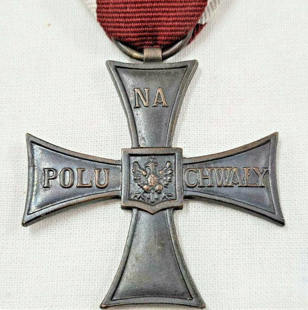 WW1 WW2 ERA POLAND CROSS OF VALOUR UNDATED