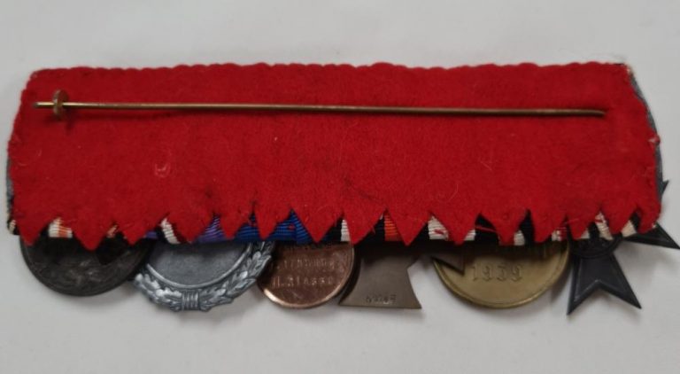 WW1 & WW2 Germany 6 Place Parade Medal Bar - Image 4