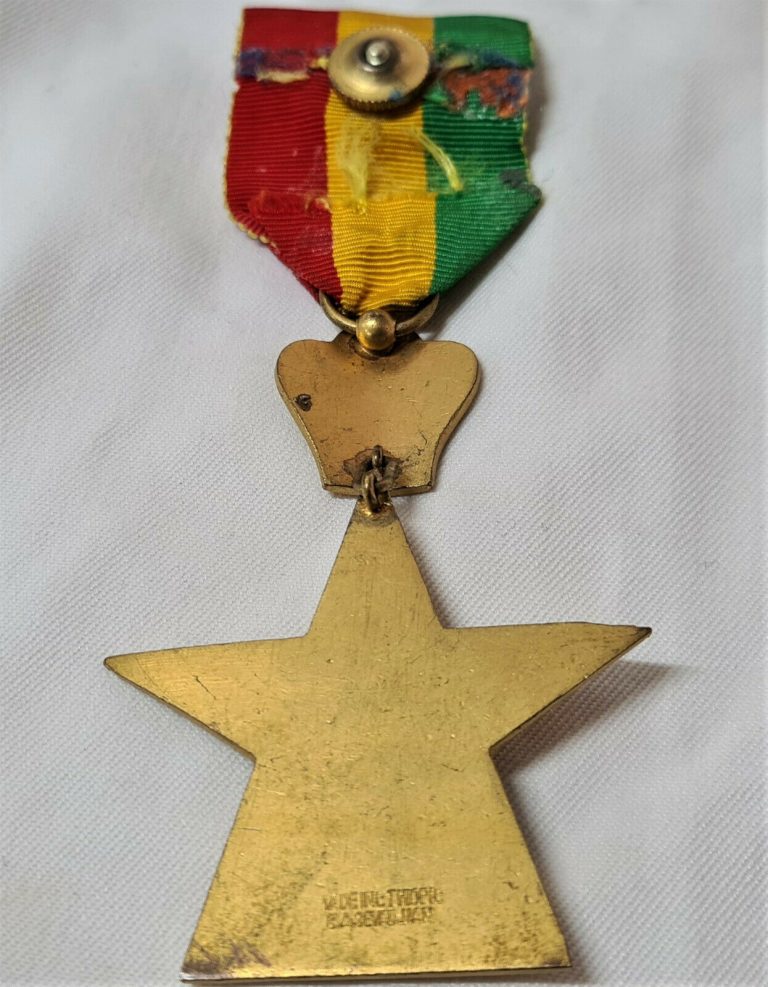 WW2 ERA IMPERIAL ORDER OF THE STAR OF ETHIOPIA OFFICER GRADE MEDAL AWARD - Image 5