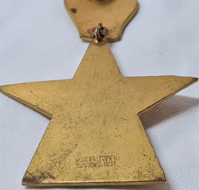 WW2 ERA IMPERIAL ORDER OF THE STAR OF ETHIOPIA OFFICER GRADE MEDAL AWARD - Image 6