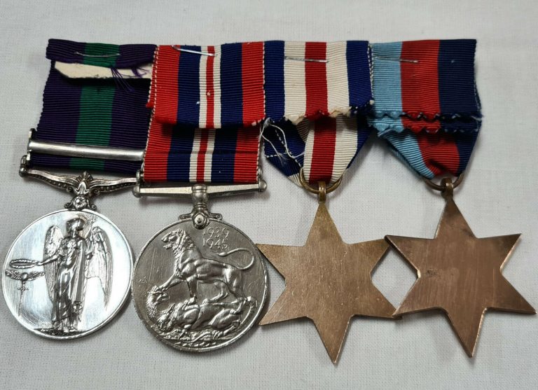 WW2 FRANCE GERMANY PALESTINE MEDALS PTE FITZPATRICK 1ST HIGHLAND LIGHT INFANTRY - Image 4