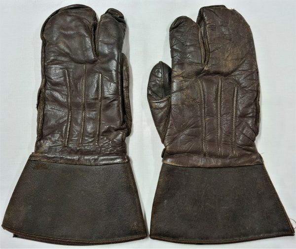 WW2 GERMANY LUFTWAFFE UNIFORM FLIGHT LEATHER PILOT GLOVES