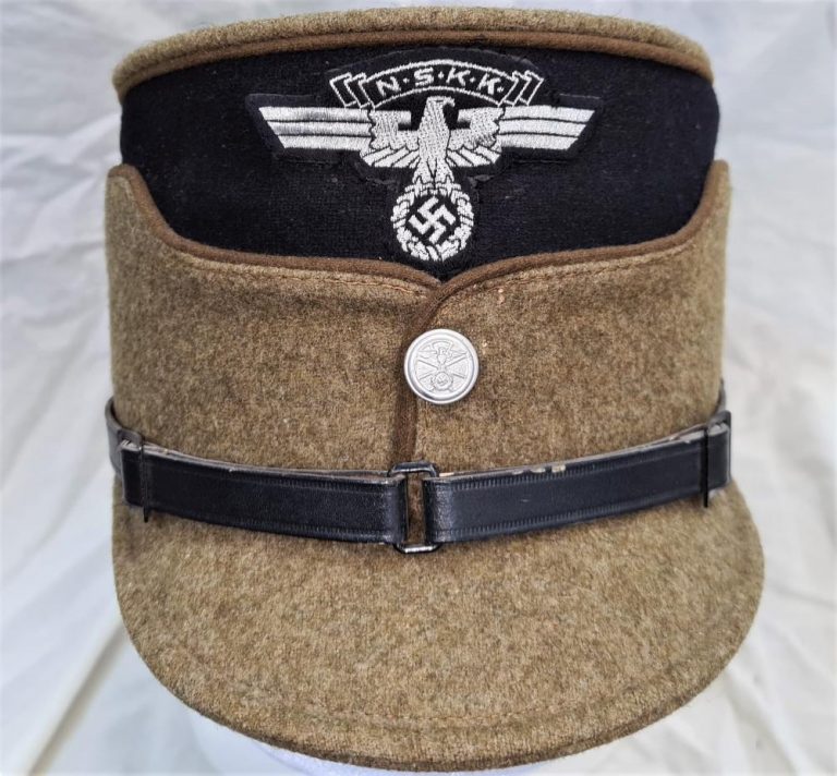 WW2 Germany Nazi era N.S.K.K. (National Socialist Motor Corps) enlisted uniform kepi for Gau Niederrhein or Berlin Brandenburg - Image 2