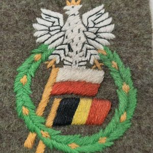 WW2 POLAND & BELGIUM ALLIANCE UNIFORM PATCH