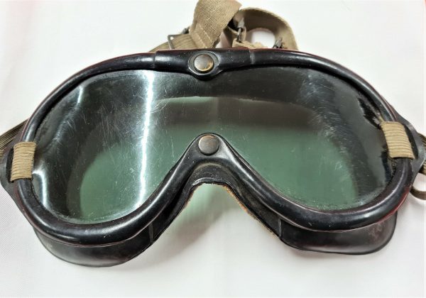 WW2 USA ARMY AIR FORCE UNIFORM FLIGHT GOGGLES TYPE B - 8