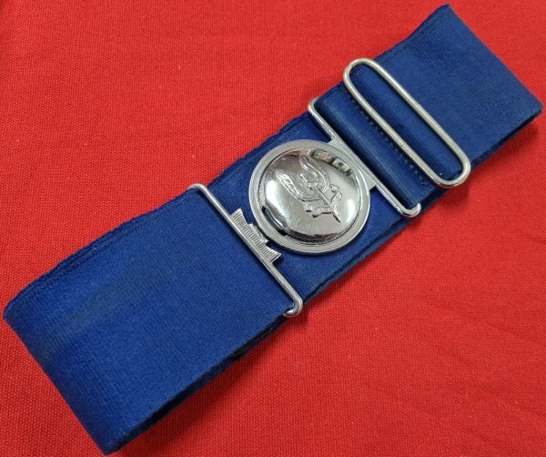WW2 VINTAGE RHODESIAN ARMY S.A.S. UNIFORM STABLE BELT & BUCKLE