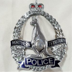 Australia 1980’s Northern Territory Police uniform hat badge