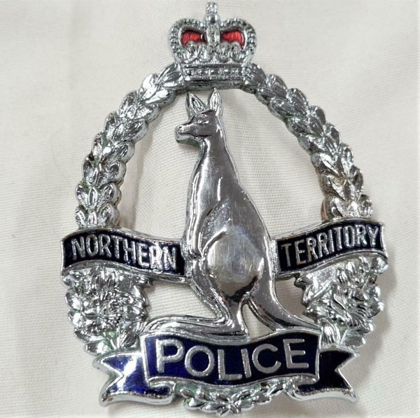 Australia 1980’s Northern Territory Police uniform hat badge