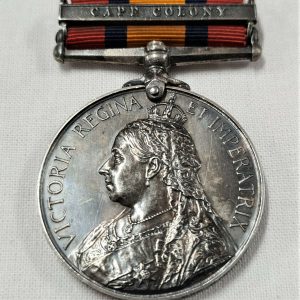 BOER WAR MEDAL 16924 GUNNER WALSH SERVED CHINA WAR DEMOTED COURT MARTIAL PRE WW1