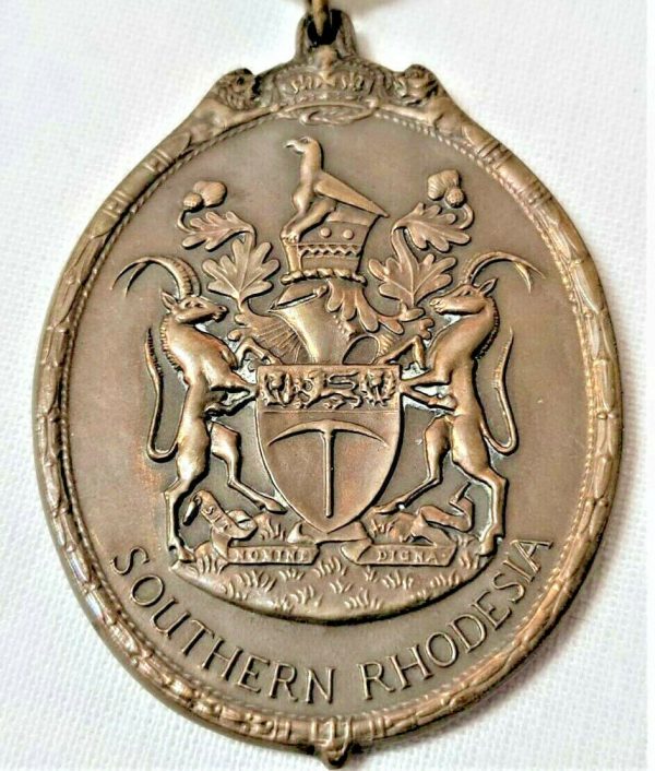 Badge of the Certificate of Honour for Southern Rhodesia EIIR medal 1950's