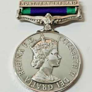 DUKE WELLINGTON'S REGT POST WW2 BRITISH GENERAL SERVICE MEDAL NORTHERN IRELAND