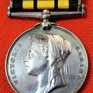 EAST & WEST AFRICA MEDAL 1892 TO COURT MARTIALLED OFFICER LT FOOT RN AUSTRALIA