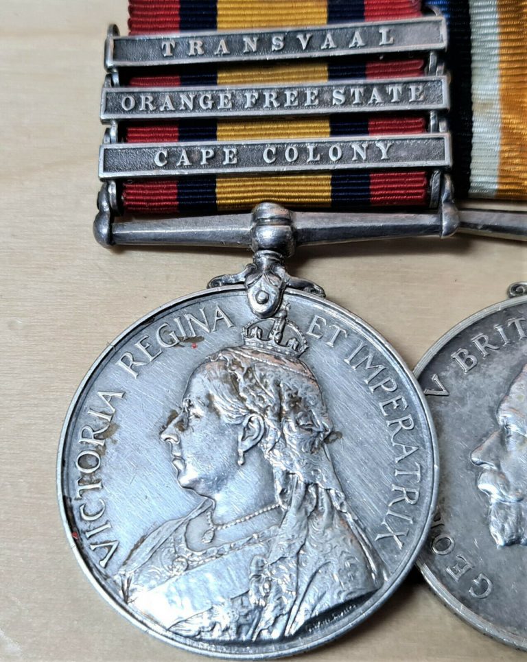 *BRITISH FORFEITED FOR ROBBERY* BOER WAR & WW1 MEDALS 3659 CHESTERMAN 3RD DRAGOON GUARDS - Image 2