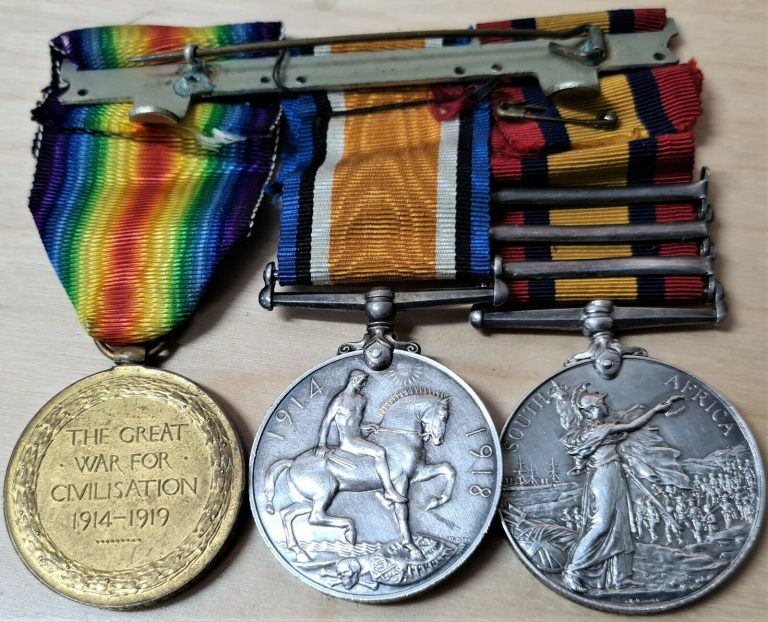 *BRITISH FORFEITED FOR ROBBERY* BOER WAR & WW1 MEDALS 3659 CHESTERMAN 3RD DRAGOON GUARDS - Image 4