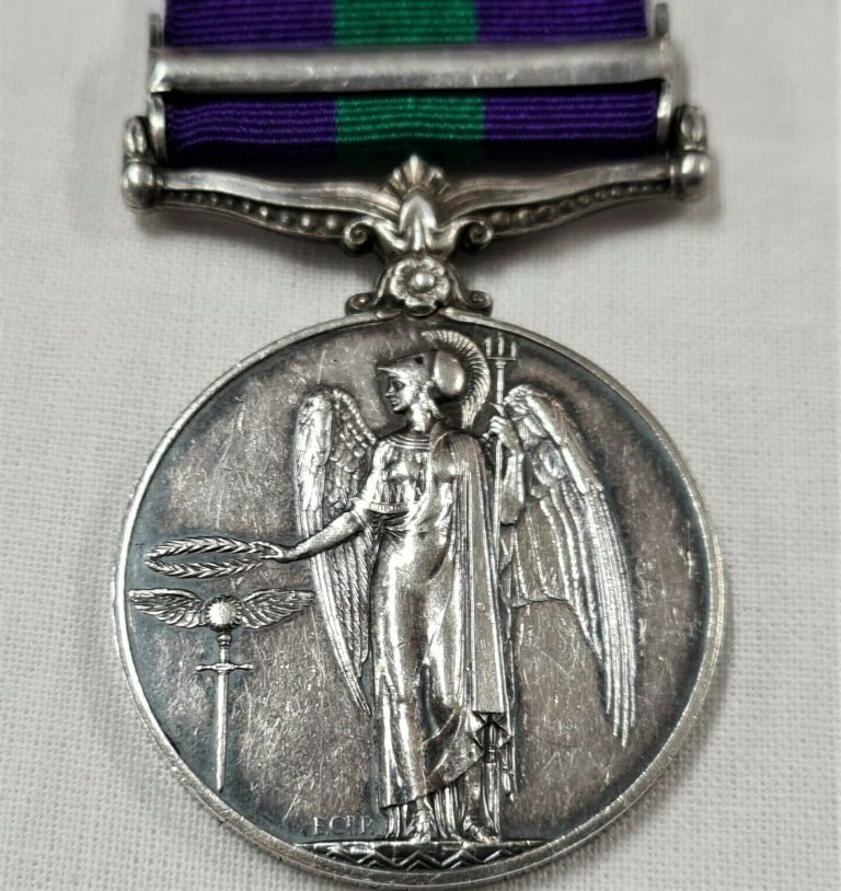 GENERAL SERVICE MEDAL PALESTINE 1945 PARROT ARGYLL & SUTHERLAND HIGHLANDERS +WW2 - Image 6