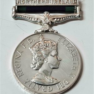 General Service Medal 1962 Northern Ireland 24266618 TPR P TAYLOR 15/19 HUSSARS