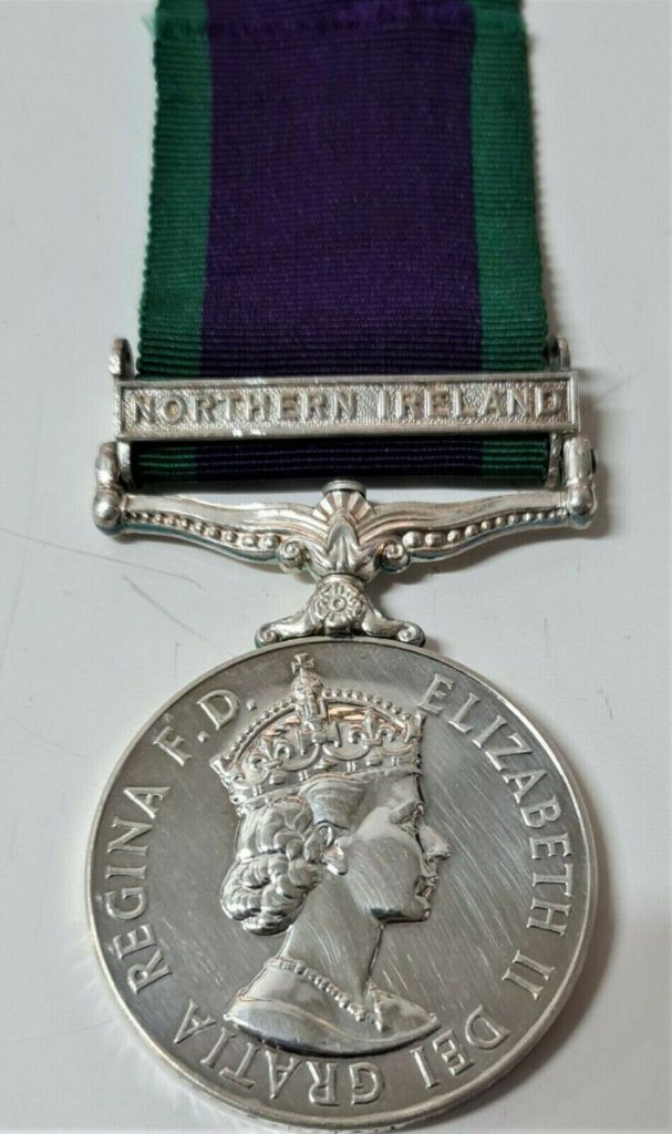 General Service Medal 1962 Northern Ireland 24266618 TPR P TAYLOR 15/19 HUSSARS - Image 2