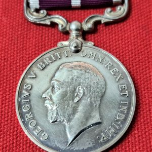 MERITORIOUS SERVICE MEDAL SGT MAJOR KING WORCESTERSHIRE REGIMENT