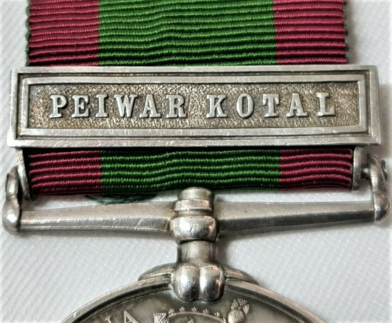 PRE WW1 BRITISH ARMY AFGHANISTAN MEDAL PEIWAR KOTAL PTE WOOD 8TH FOOT LIVERPOOL - Image 4