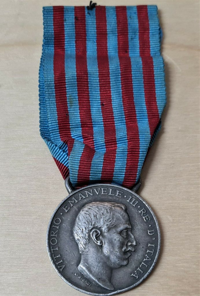 PRE WW1 ITALY ITALO - TURKISH CAMPAIGN WAR MEDAL 1911-1912 - Image 2