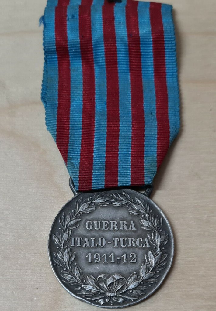 PRE WW1 ITALY ITALO - TURKISH CAMPAIGN WAR MEDAL 1911-1912 - Image 3