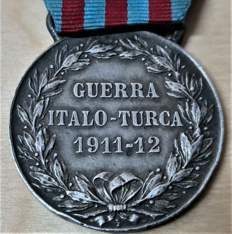 PRE WW1 ITALY ITALO - TURKISH CAMPAIGN WAR MEDAL 1911-1912 - Image 4