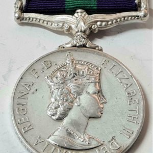 Post WW2 General Service Medal 1918 CYPRUS 23146813 PTE J PETRIE GORDONS