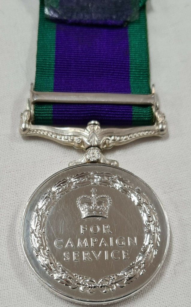 RARE KUWAIT ROYAL REGIMENT FUSILIERS POST WW2 BRITISH GENERAL SERVICE MEDAL - Image 8