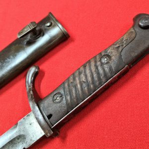 RARE WW1 GERMAN ARMY 98/05 MAUSER SAWBACK BUTCHER BAYONET & SCABBARD SIMSON & CO