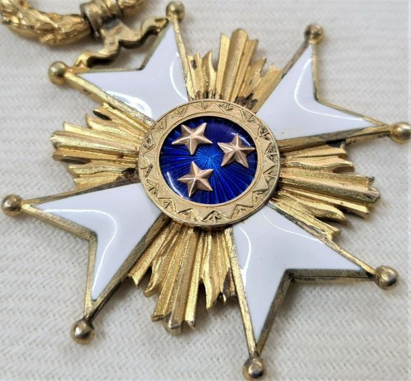 Rare Latvia Republic Order of the Three Stars large type medal