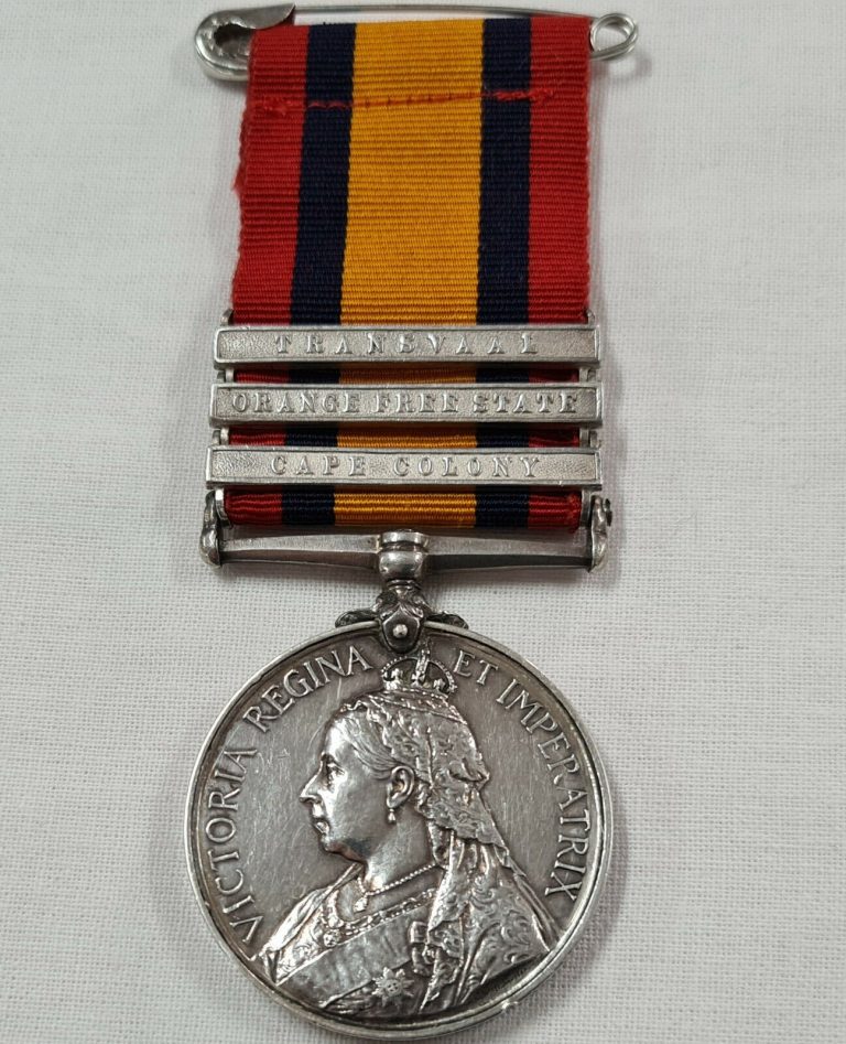 TRANSKEI & TEMBULAND MOUNTED RIFLES BOER WAR MEDAL 819 J G HENDERSON PRE WW1 - Image 2