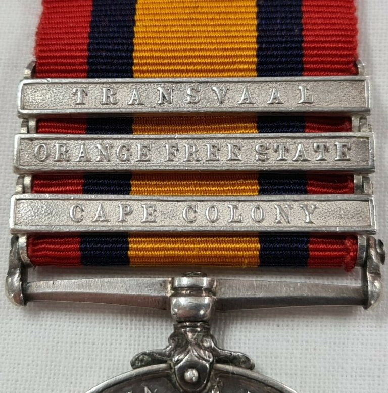 TRANSKEI & TEMBULAND MOUNTED RIFLES BOER WAR MEDAL 819 J G HENDERSON PRE WW1 - Image 3