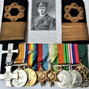 U-BOAT WW1 & 2 DISTINGUISHED SERVICE X & BAR MEDAL GROUP COMMODORE MACRAE DSC