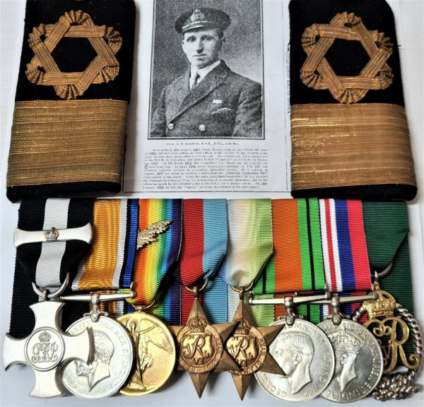 U-BOAT WW1 & 2 DISTINGUISHED SERVICE X & BAR MEDAL GROUP COMMODORE MACRAE DSC