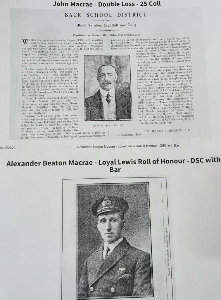 BRITISH DISTINGUISHED SERVICE CROSS & BAR MEDAL GROUP COMMODORE MACRAE DSC WW1 & WW2 - SUBMARINE ACTION - Image 11