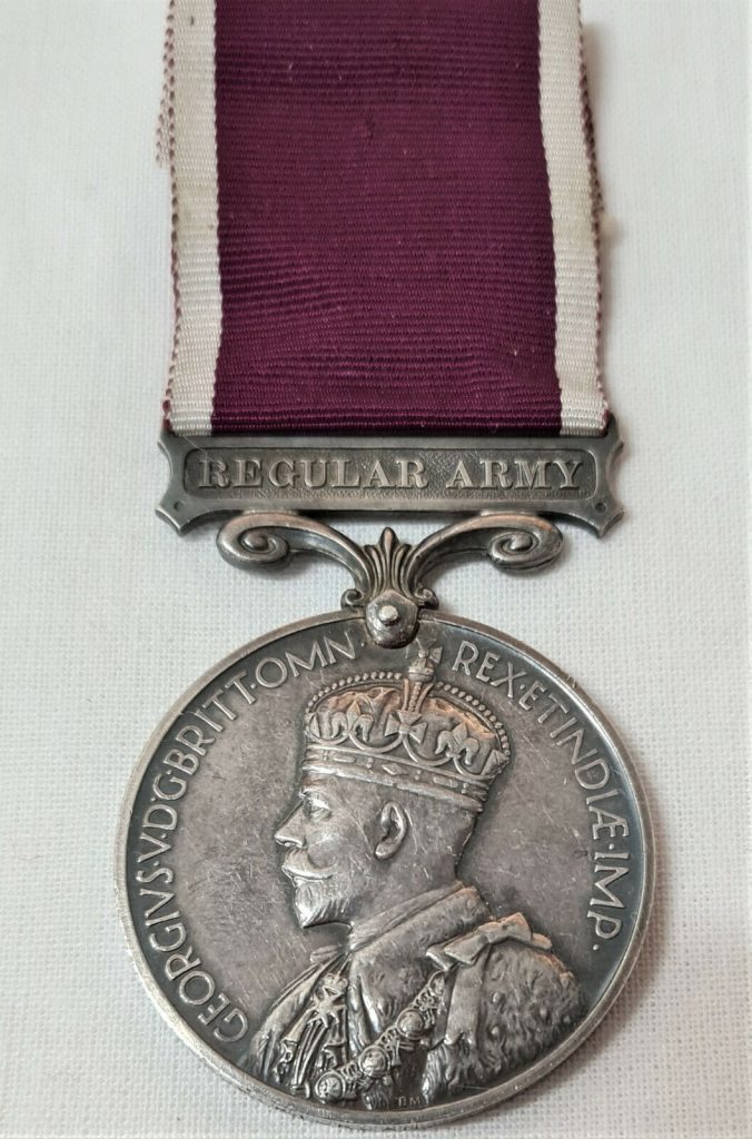 WW1 ARMY LONG SERVICE GOOD CONDUCT MEDAL RIORDAN MULTI SERVICE MILITARY POLICE - Image 2