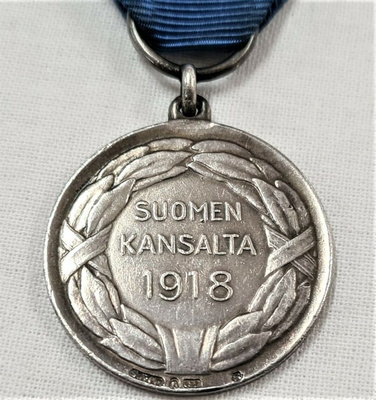 WW1 FINLAND MEDAL OF LIBERTY, 1ST CLASS, 1918 BY SPORRONG & CO - Image 3