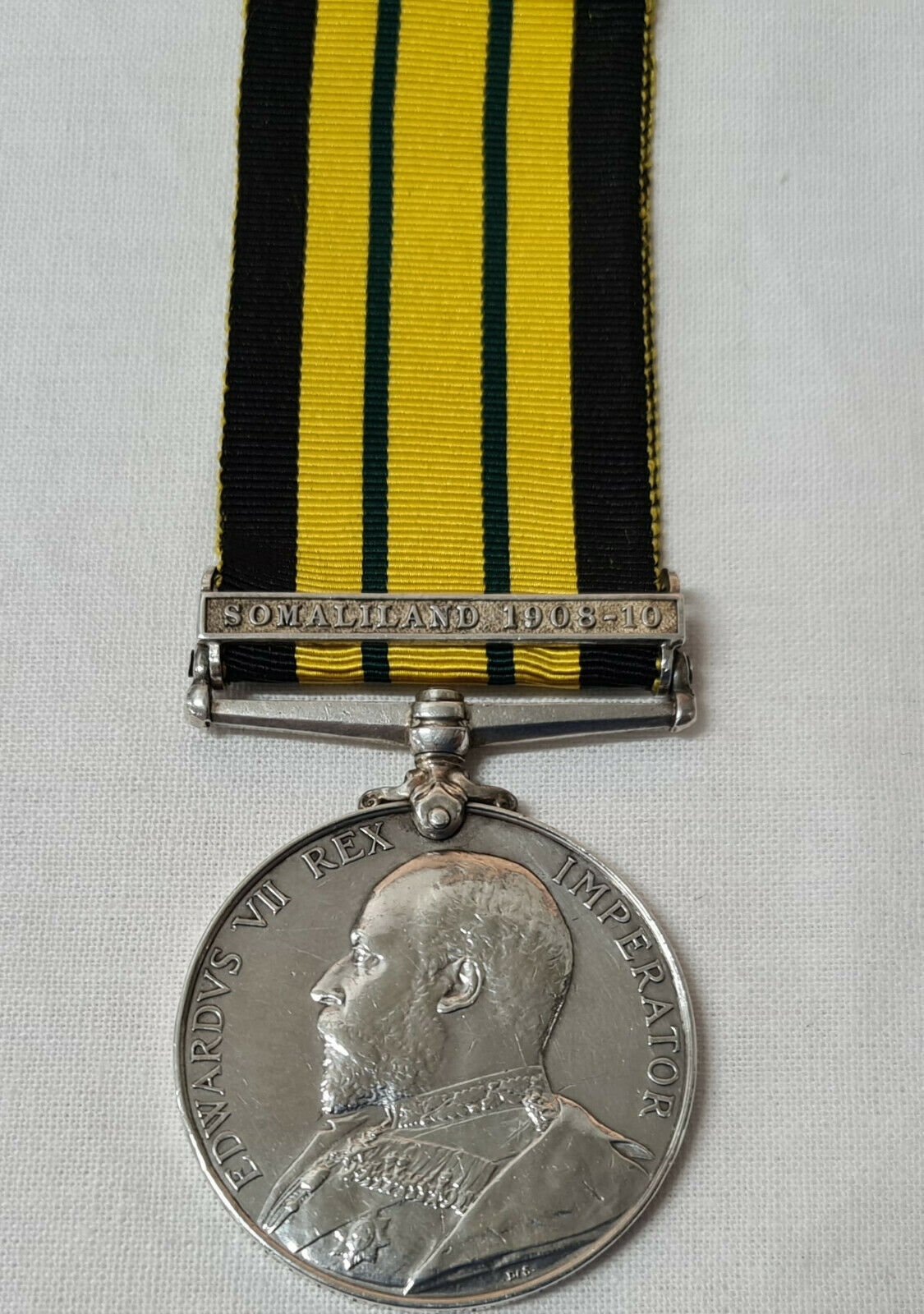 *WW1 Q SHIP BEGONIA* AFRICA GENERAL SERVICE MEDAL SOMALILAND 1908-10 ...