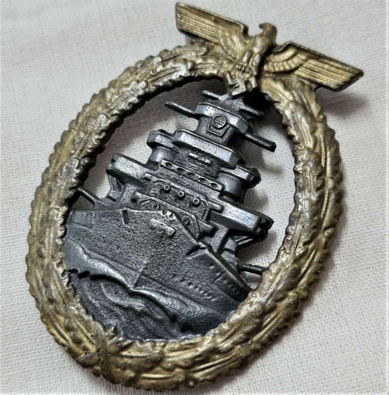 WW2 GERMAN KREIGESMARINE HIGH SEAS FLEET BADGE - Image 4