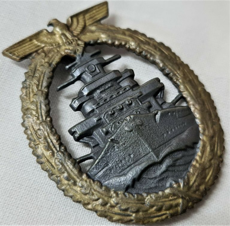 WW2 GERMAN KREIGESMARINE HIGH SEAS FLEET BADGE - Image 3