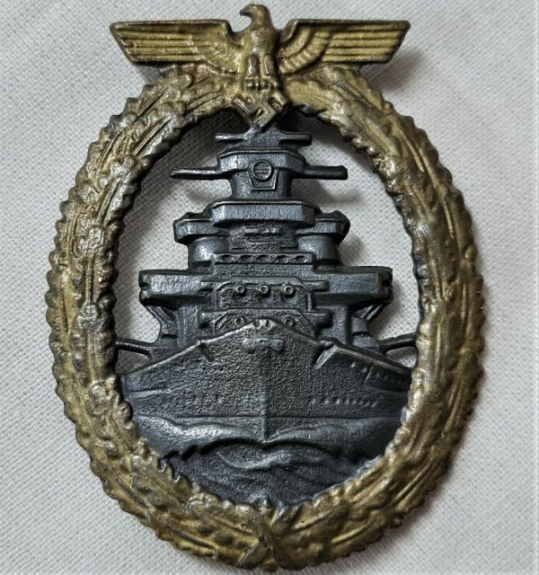 WW2 GERMAN KREIGESMARINE HIGH SEAS FLEET BADGE