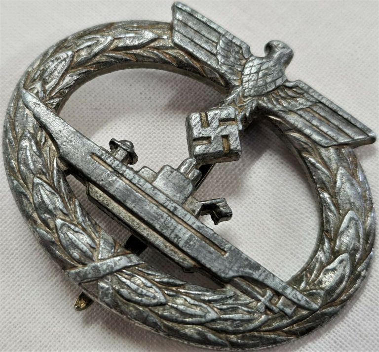 WW2 GERMAN NAVY KRIEGSMARINE U BOAT SUBMARINE BADGE - Image 3